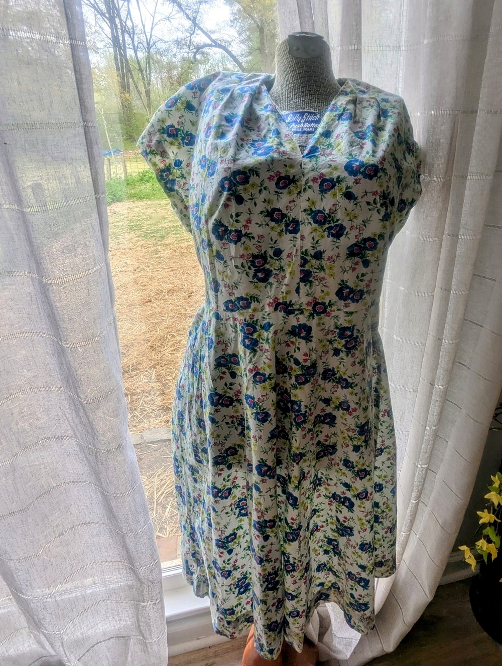 Vintage Handmade Floral Dress